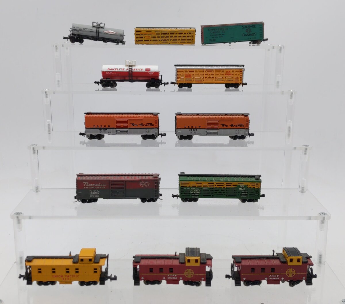Bachmann, Atlas, & Others Assorted N Scale Freight Cars [12] EX