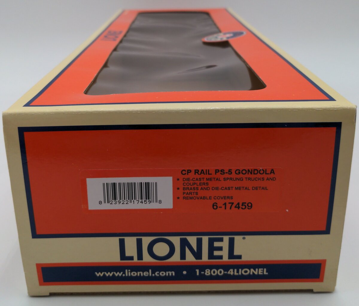 Lionel 6-17459 O Gauge CP Rail PS-5 Gondola #338966 EX/Box