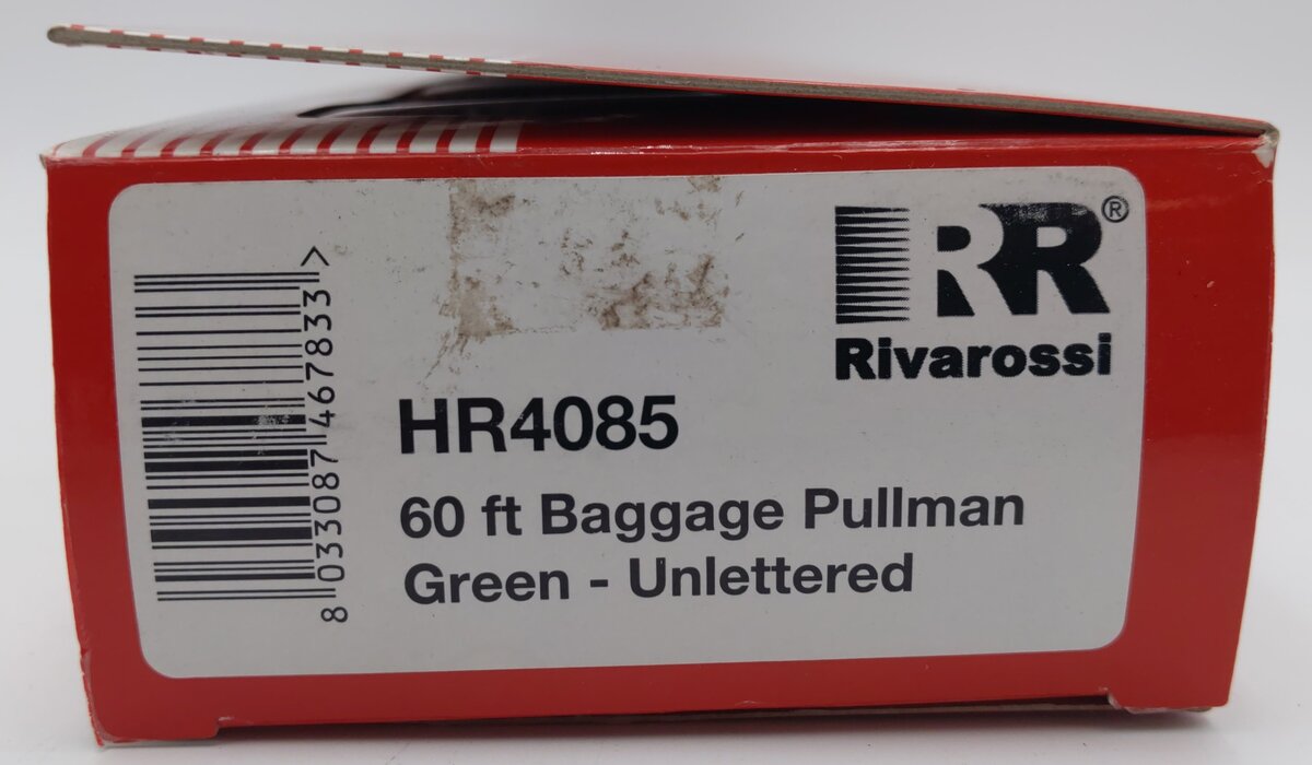 Rivarossi HR4085 HO Unlettered Painted Pullman 60' Heavyweight Baggage Car