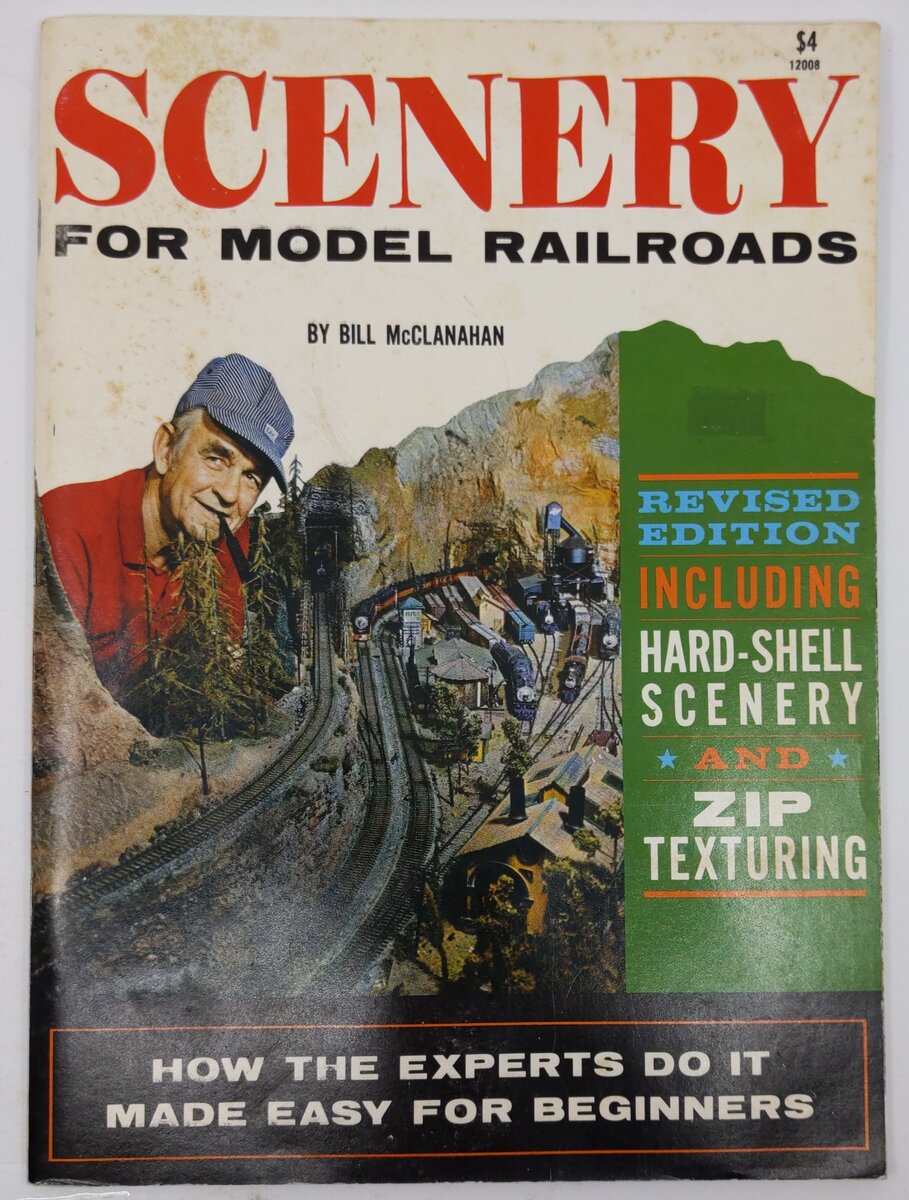 Scenery For Model Railroads Paperback Book By Bill McClanahan VG