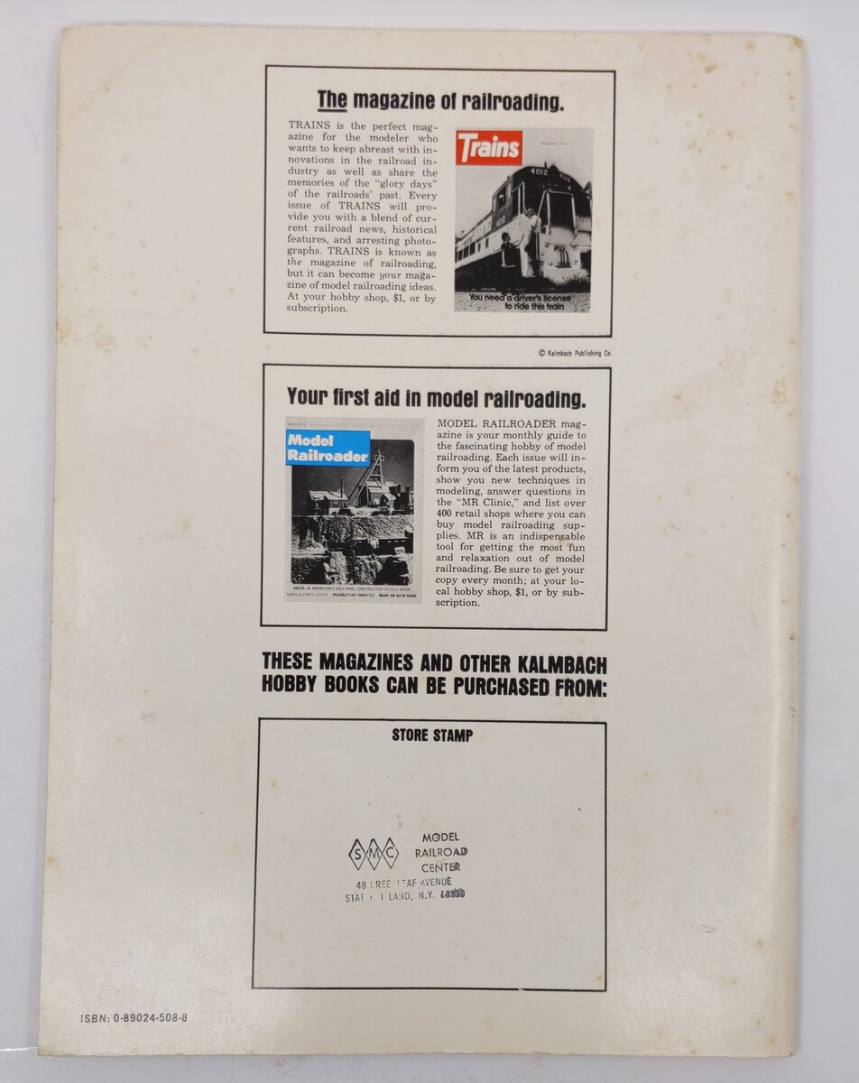 Scenery For Model Railroads Paperback Book By Bill McClanahan VG