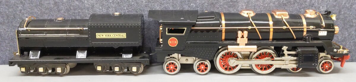 MTH 10-1060 Std Gauge NYC Tinplate 400E Steam Locomotive and Tender w/PS1 EX/Box