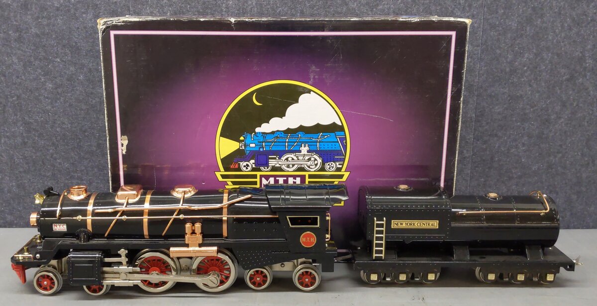 MTH 10-1060 Std Gauge NYC Tinplate 400E Steam Locomotive and Tender w/PS1 EX/Box