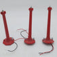 Lionel 6-37151 O Red Christmas Classic Street Lamps (Pack of 3) EX