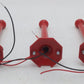 Lionel 6-37151 O Red Christmas Classic Street Lamps (Pack of 3) EX