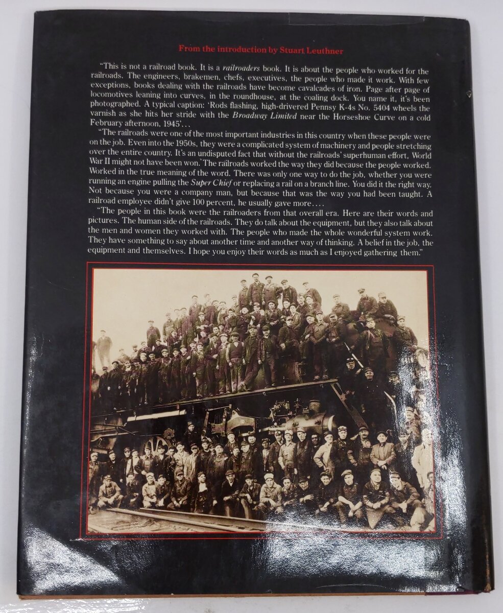 The Railroaders Hardcover Book By Robert Schleicher VG