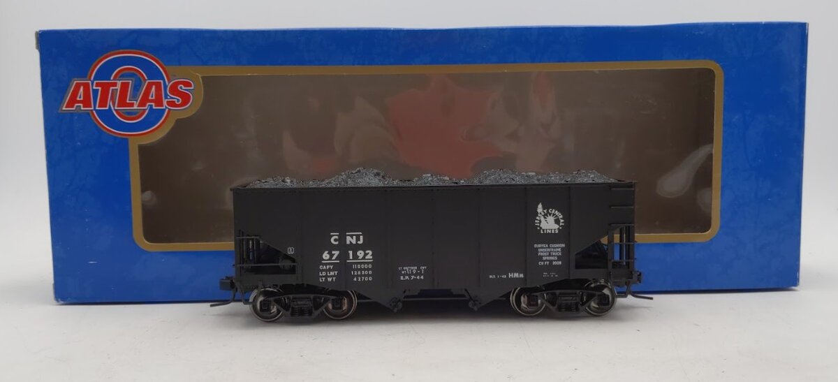 Atlas 7753-2 O Scale CNJ 55 Ton Fishbelly Hopper Car #67192 (2Rail) EX/Box