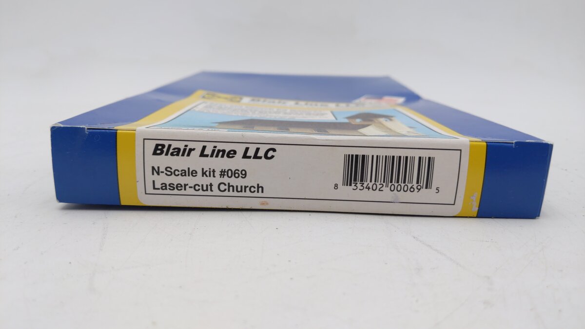 Blair Line 069 N Church Laser-Cut Building Kit EX/Box