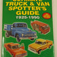 Ultimate Truck & Van Spotter's Guide 1925-1990 Paperback Book By Tad Burness EX