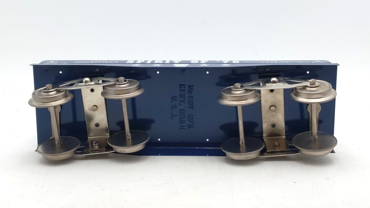 McCoy 1000-76 Standard Gauge TCA Spirit of 1976 Flatcar with Load EX