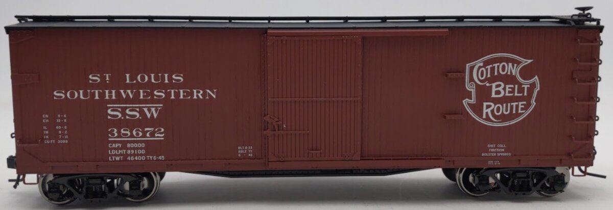 Atlas 9306-4 O Scale SSW USRA Double Sheathed Wood Box Car #38672 (2Rail) NIB