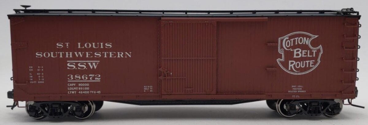 Atlas 9306-4 O Scale SSW USRA Double Sheathed Wood Box Car #38672 (2Rail) NIB