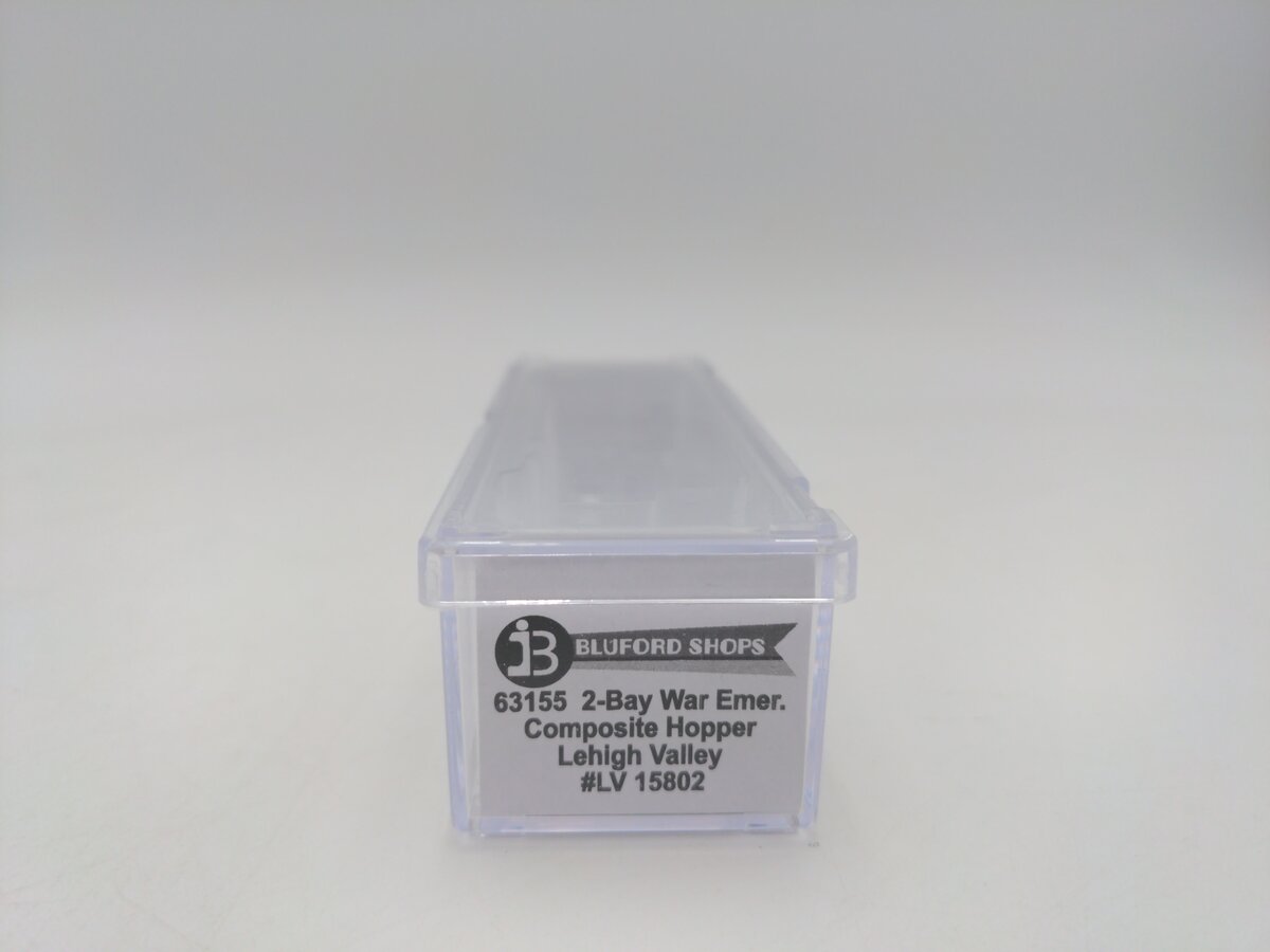 Bluford Shops 63155 N Lehigh Valley 2-Bay War Emergency Composite Hopper #15802 LN/Box