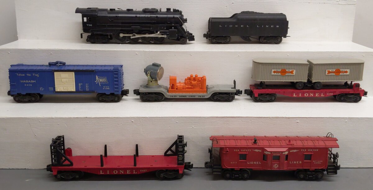 Lionel 2265WS Vintage O Freight Set VG/Box