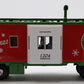 MTH 30-20638a O Christmas (Santa) Bay Window Caboose LN/Box