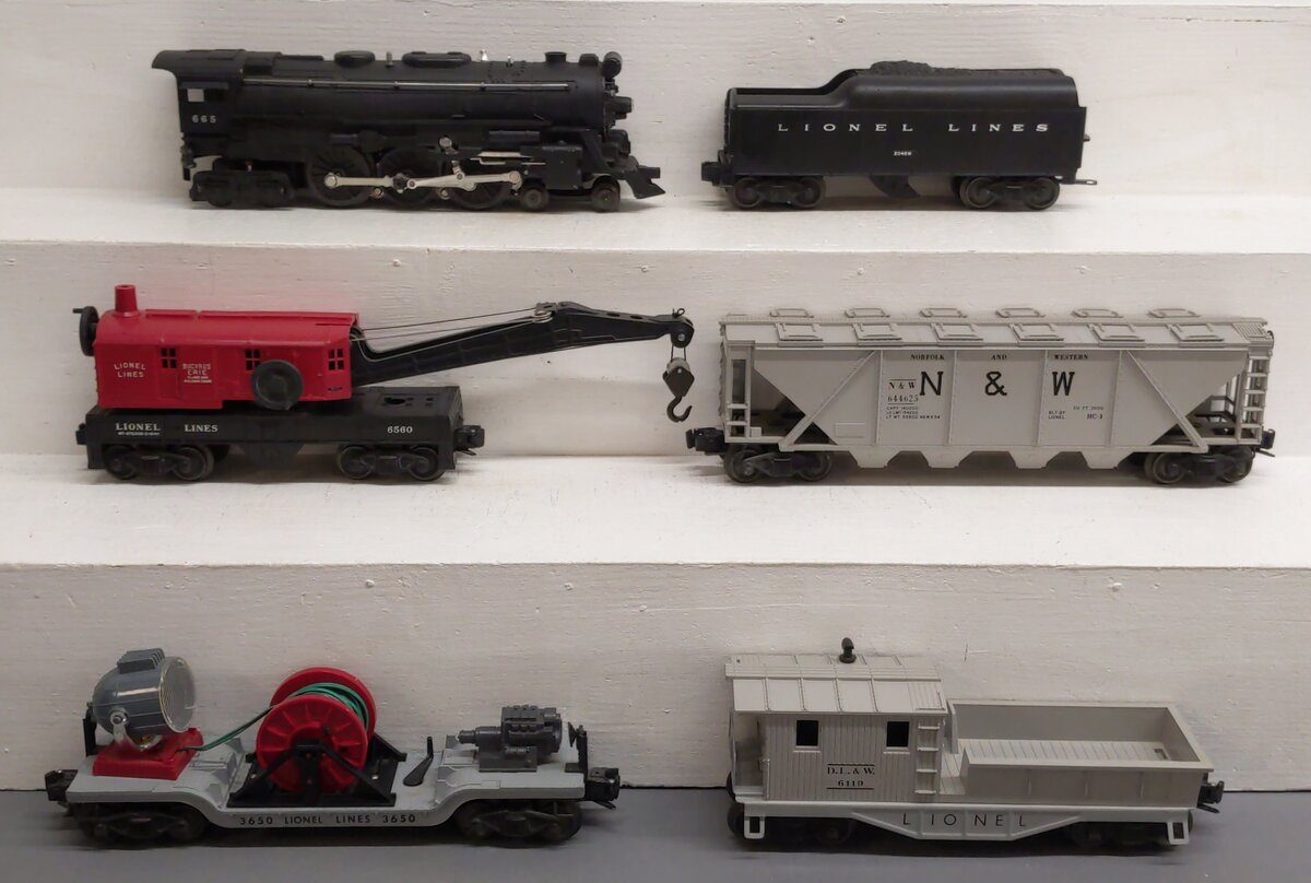 Lionel 2277WS Vintage O 665 Work Train Set VG/Box