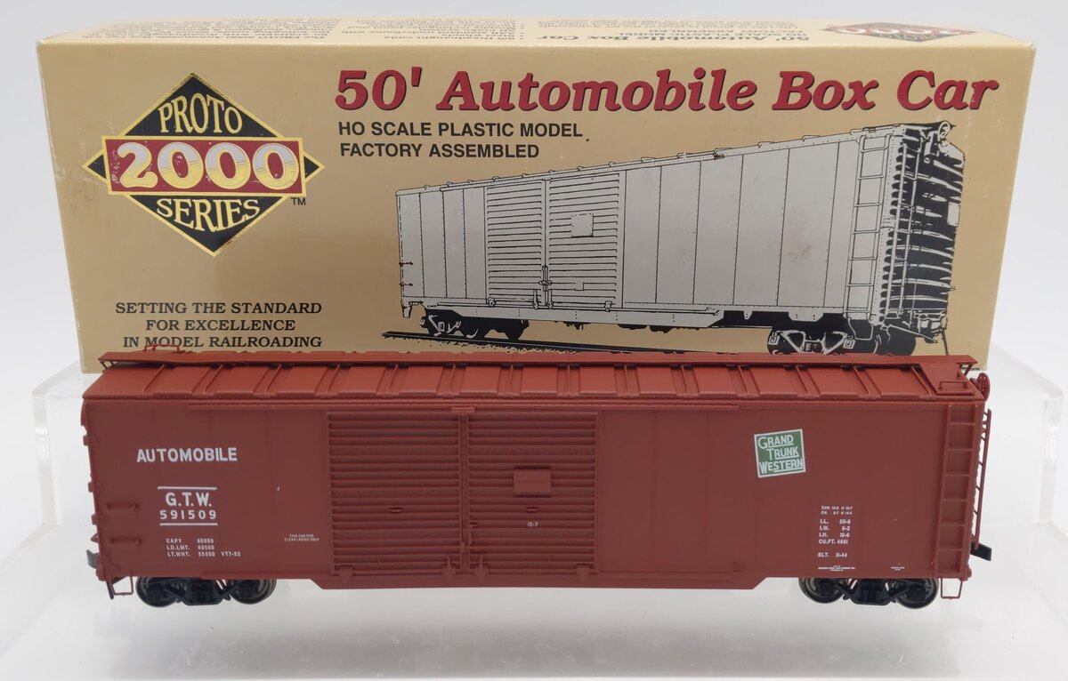 Proto 2000 591509 HO Scale GTW 50' Automobile Box Car LN/Box