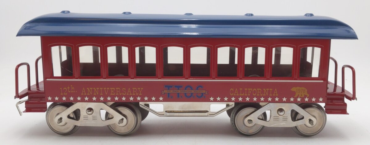 McCoy Standard Gauge 1978 TTOS 12th Anniversary Passenger Car EX