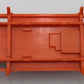 Lionel 6362-55 Vintage O Flat Car w/ 3 Trucks--Serif Letter Version VG