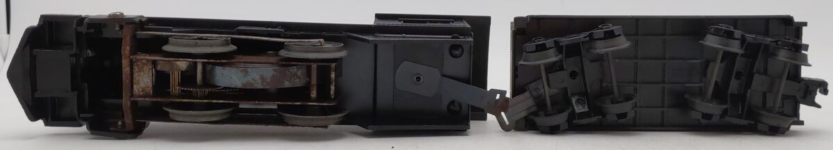 Marx 528 Vintage O Mechanical Steam Locomotive w/ Lionel 1110 Tender VG