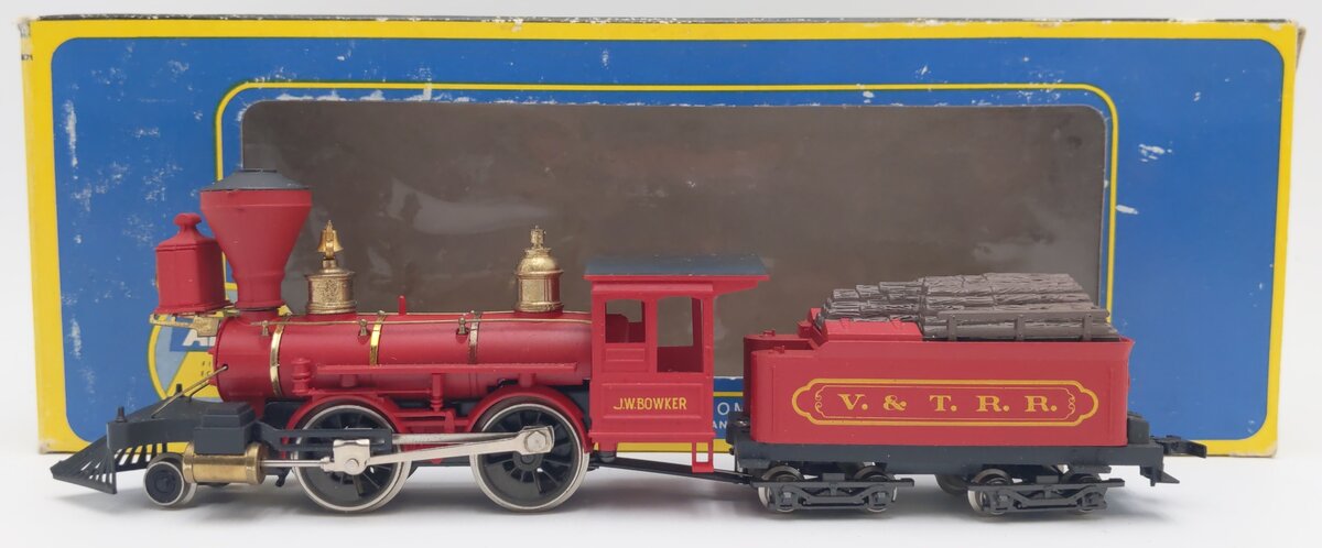AHM 5072 HO Scale V&TRR 2-4-0 Steam Locomotive & Tender EX/Box