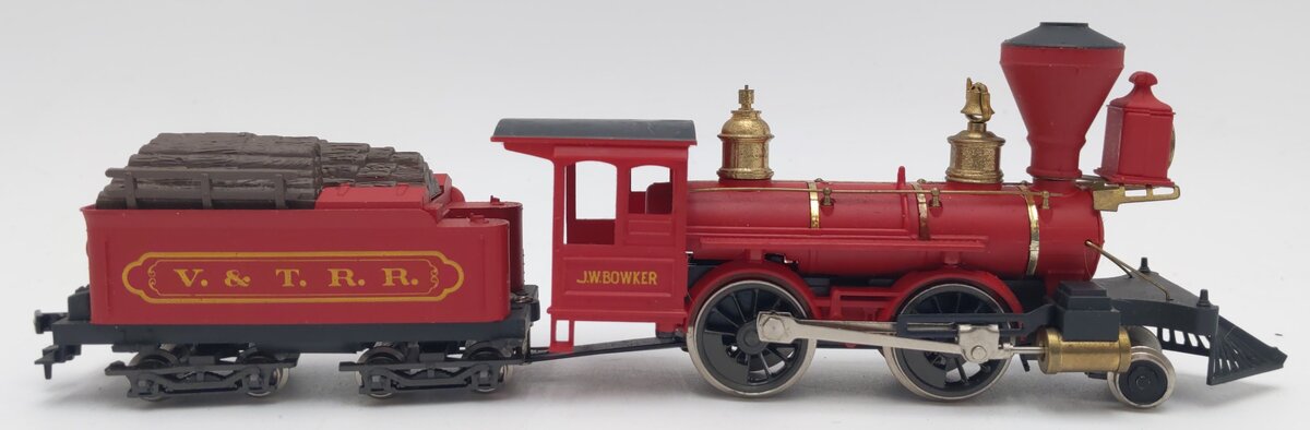 AHM 5072 HO Scale V&TRR 2-4-0 Steam Locomotive & Tender EX/Box