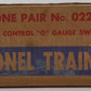 Lionel O22 O Gauge Assorted O22 Left Hand & Right Hand Remote Switches VG/Box