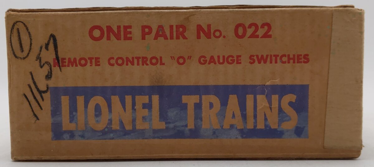 Lionel O22 O Gauge Assorted O22 Left Hand & Right Hand Remote Switches VG/Box