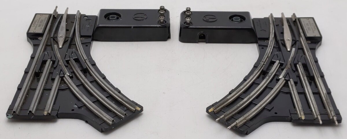 Lionel O22 O Gauge Assorted O22 Left Hand & Right Hand Remote Switches VG/Box