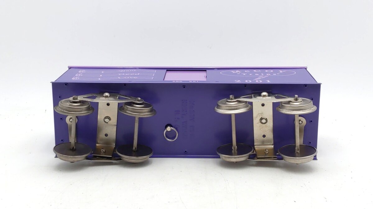 McCoy 2001 Standard Scale "I Want, I Need, I Love" Boxcar EX/Box