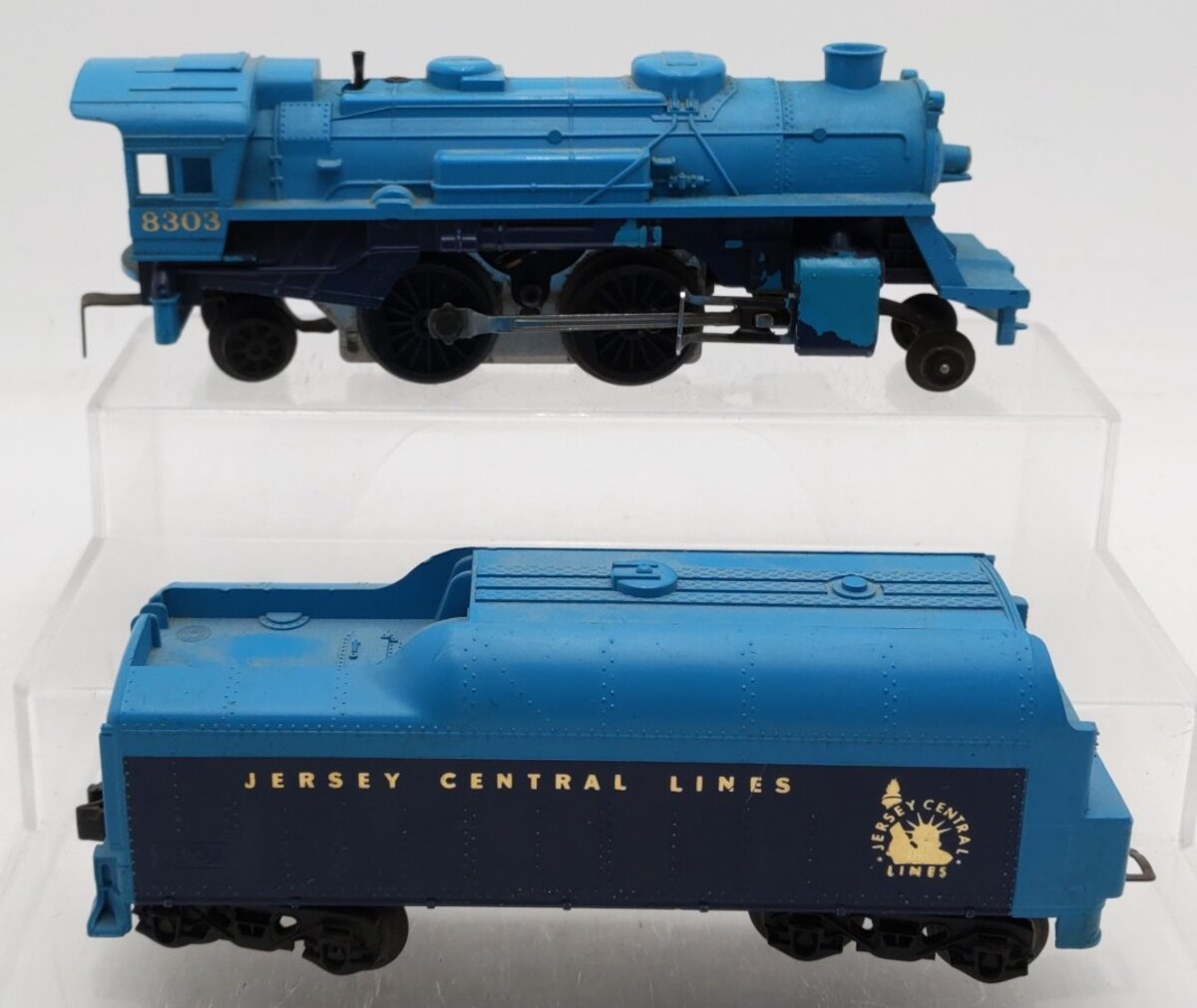 Lionel 6-8303 O Gauge Jersey Central 2-4-2 Steam Locomotive & Tender #8303 VG