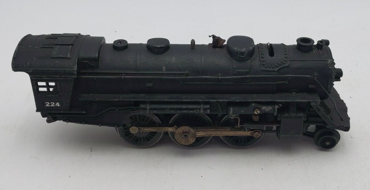 Lionel 224 Vintage O Gauge Postwar 2-6-2 Die-Cast Steam Locomotive