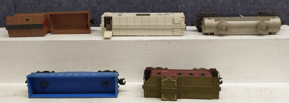 Lionel Vintage O Gauge Freight Cars # 3472 ,6017 ,6112 ,6465 & Other [5] VG