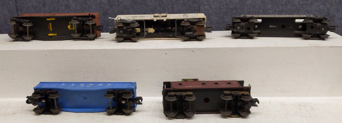 Lionel Vintage O Gauge Freight Cars # 3472 ,6017 ,6112 ,6465 & Other [5] VG