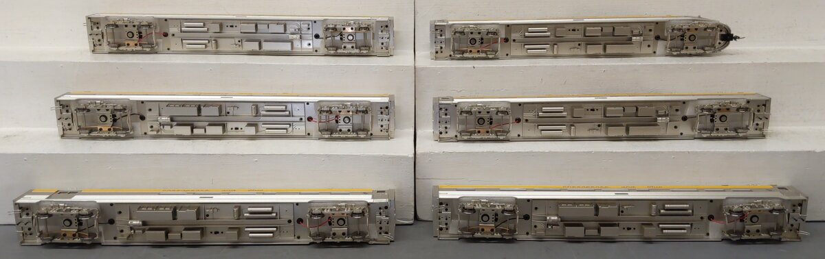 Golden Gate Depot O Aluminum C&O/Chessie Passenger Cars (Set of 6) - 2-Rail LN/Box