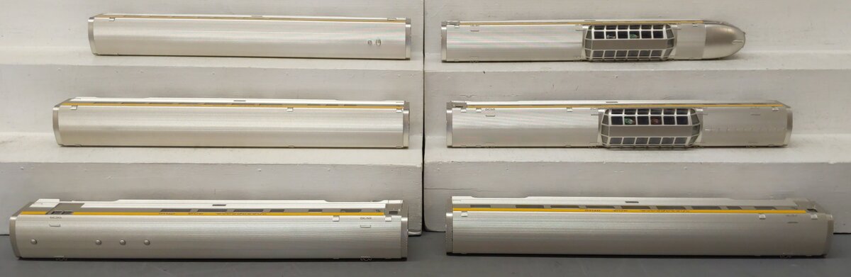 Golden Gate Depot O Aluminum C&O/Chessie Passenger Cars (Set of 6) - 2-Rail LN/Box