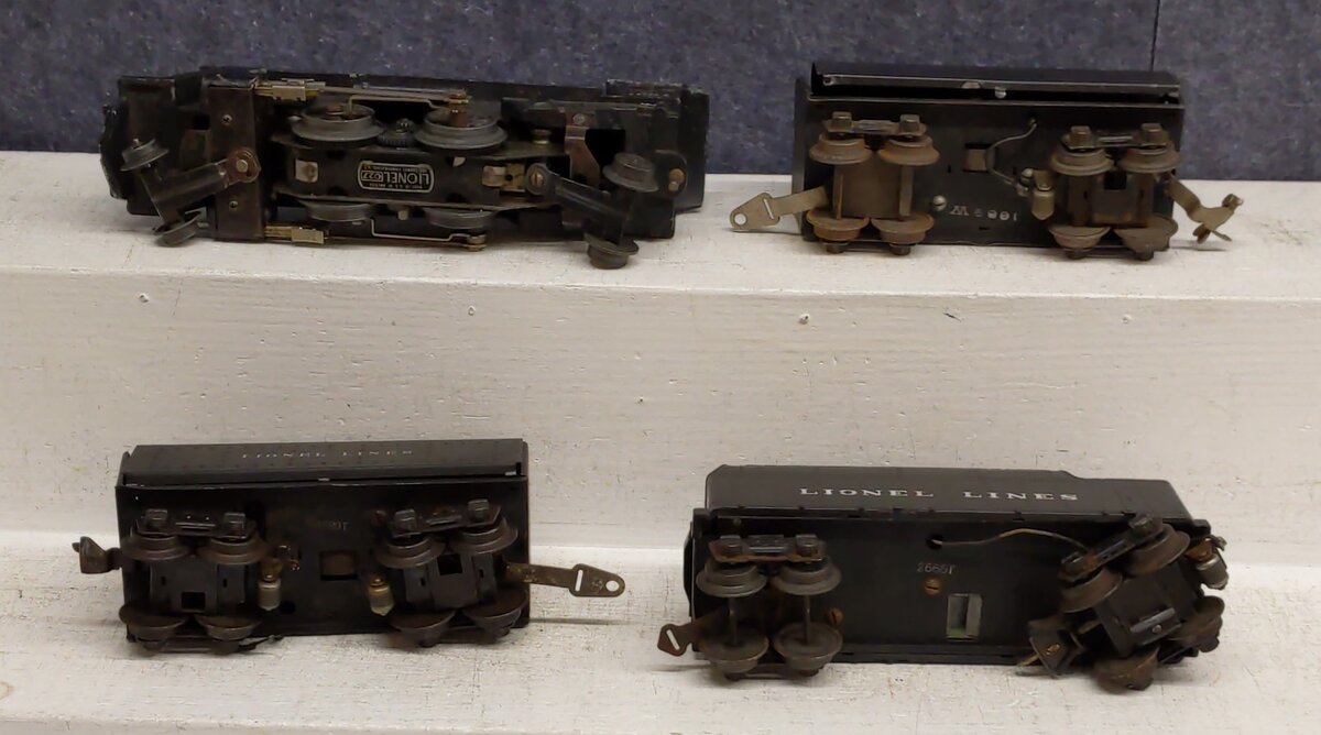 Lionel O Gauge Steam Locomotive and Tenders [4] VG