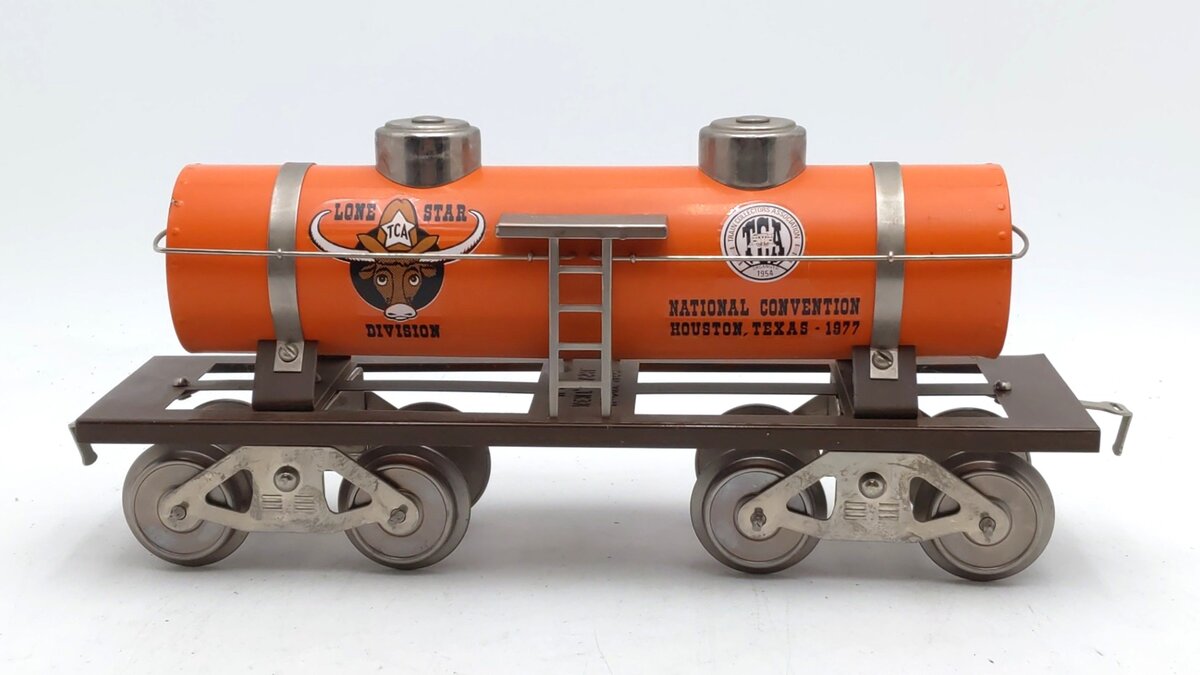McCoy 1000-77 Standard Gauge 1977 Lone Star TCA Tank Car EX