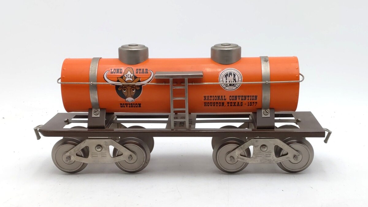 McCoy 1000-77 Standard Gauge 1977 Lone Star TCA Tank Car EX