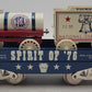 McCoy 1000-76 Standard Gauge TCA Spirit of 1976 Flatcar with Load EX/Box