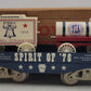 McCoy 1000-76 Standard Gauge TCA Spirit of 1976 Flatcar with Load EX/Box