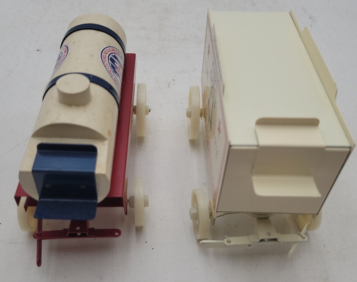 McCoy 1000-76 Standard Gauge TCA Spirit of 1976 Flatcar with Load EX/Box