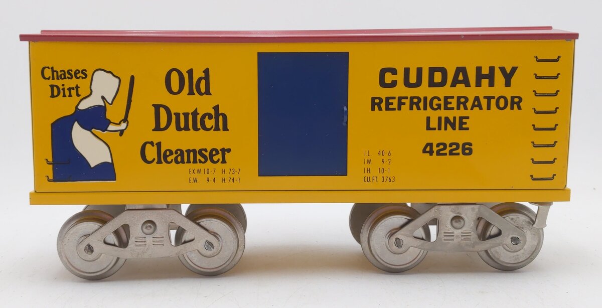 McCoy 259 Standard Gauge Cudahy Old Dutch Cleanser Refrigerator Car #4226 EX