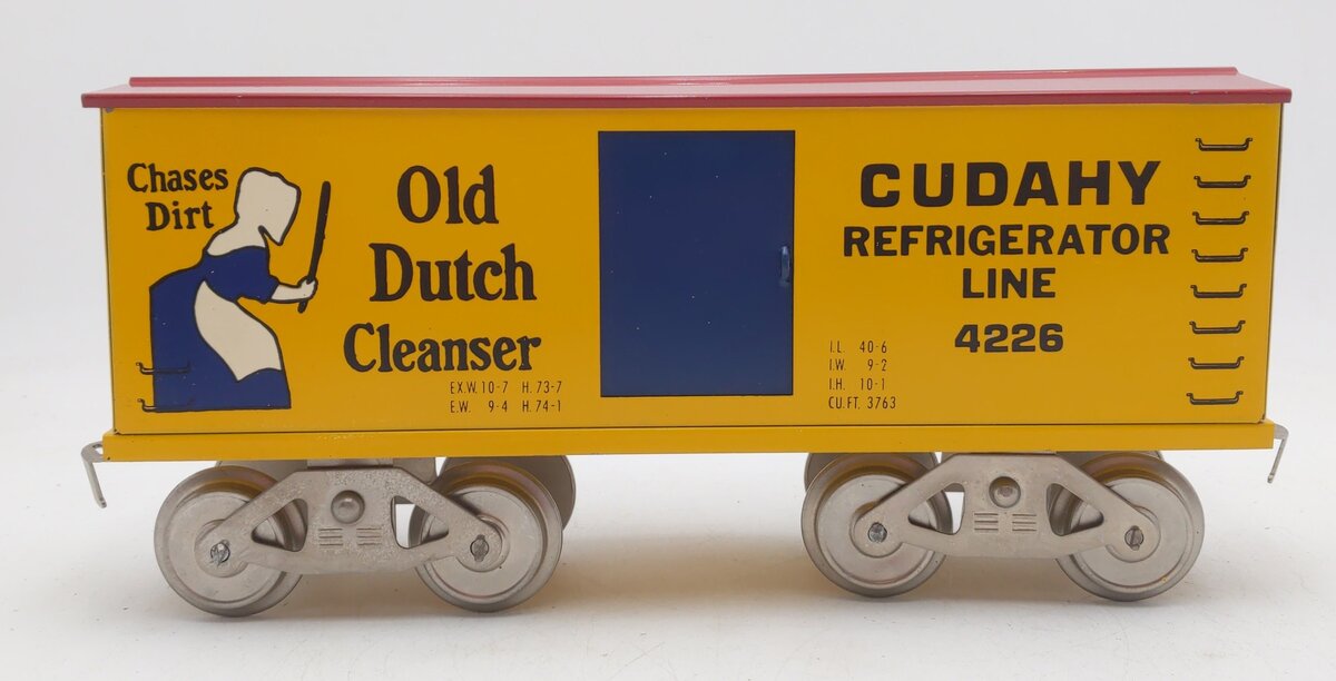 McCoy 259 Standard Gauge Cudahy Old Dutch Cleanser Refrigerator Car #4226 EX