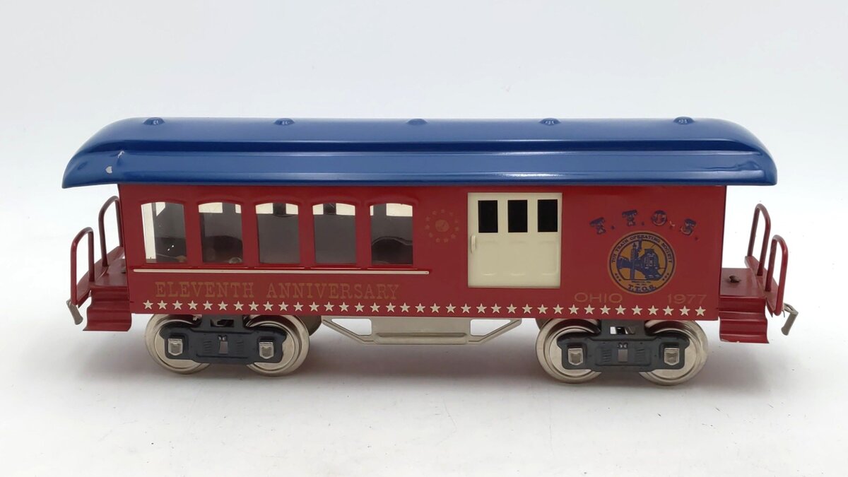 McCoy 1977 Standard Gauge TCA Ohio Combo Car VG