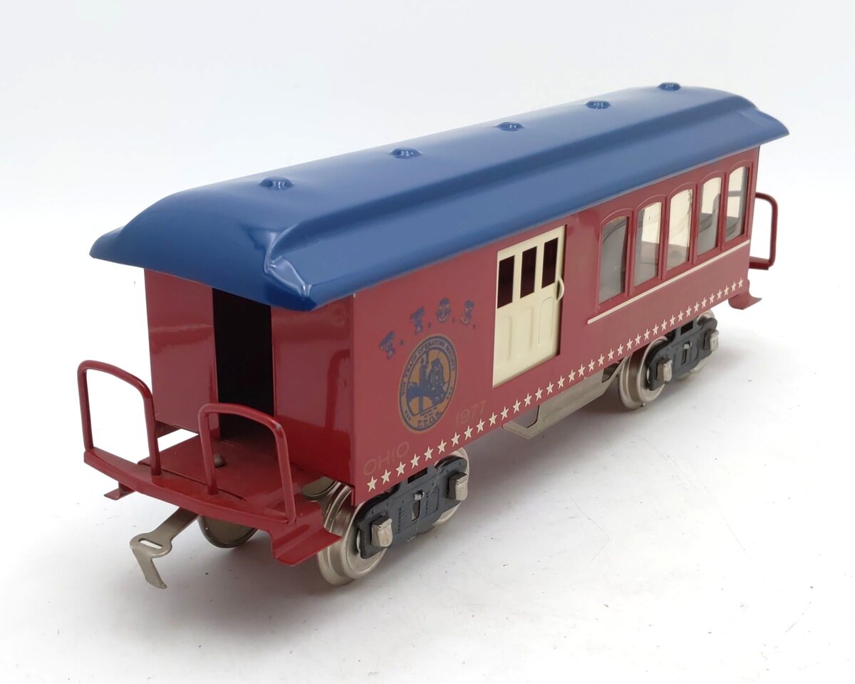 McCoy 1977 Standard Gauge TCA Ohio Combo Car VG
