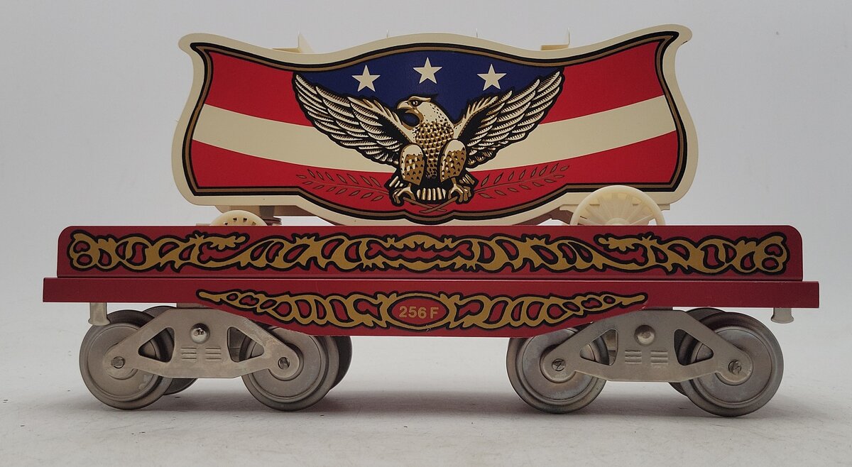 McCoy 256F Standard Gauge Circus Car w/ Eagle Wagon EX/Box
