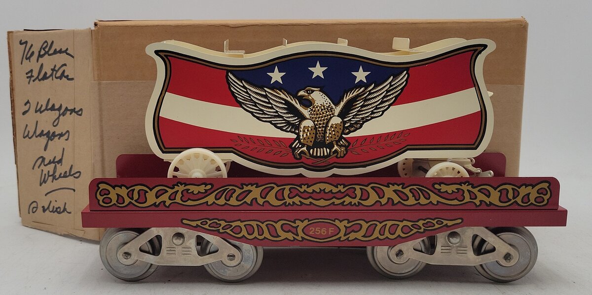 McCoy 256F Standard Gauge Circus Car w/ Eagle Wagon EX/Box