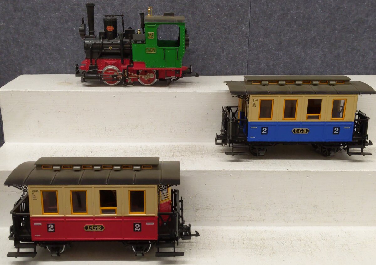LGB 20301 G Scale Steam Passenger Train Set EX/Box – Trainz