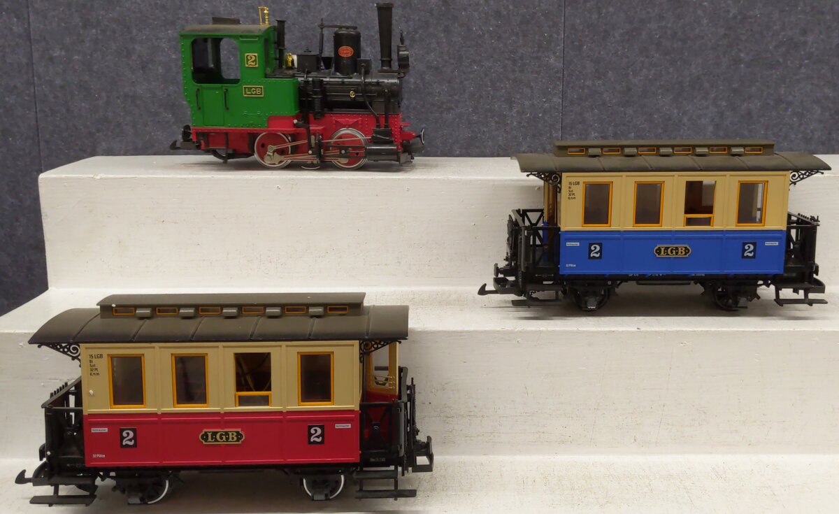 LGB 20301 G Scale Steam Passenger Train Set EX/Box – Trainz